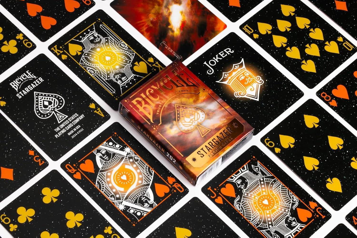 image:imageBicycle Stargazer 204 Playing Cards Premium CosmicThemed PokerSize Deck of Cards with AirCushion Finish Collectible Space Galaxy Design for Cardistry Magic Tricks and Game Night202