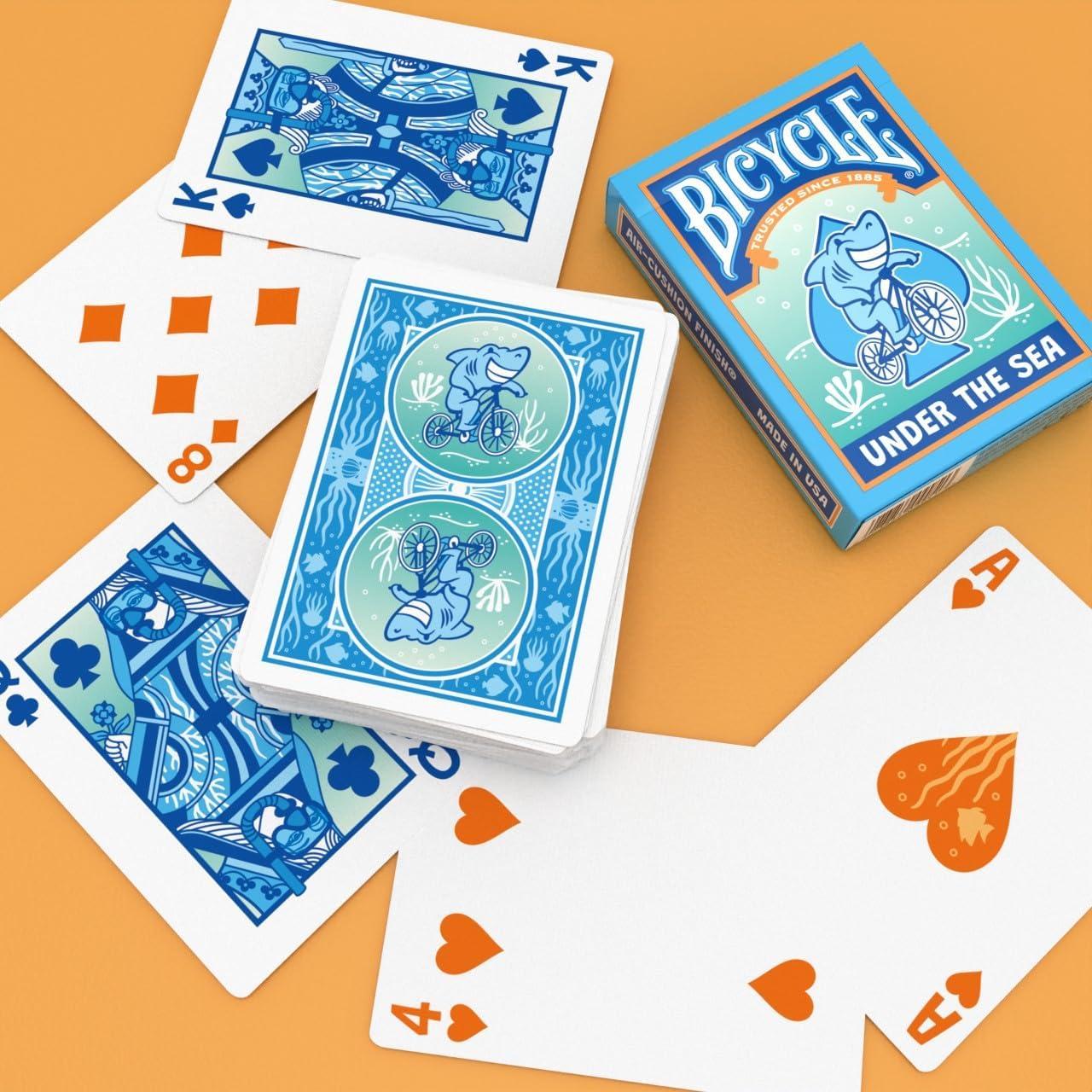 image:imageBicycle Under the Sea Playing Cards Cute Ocean Creatures and Ocean Snorkel Deck Adorable Sea Life Theme for Kids amp Adults Fun Collectible Card Set for Family Game Night