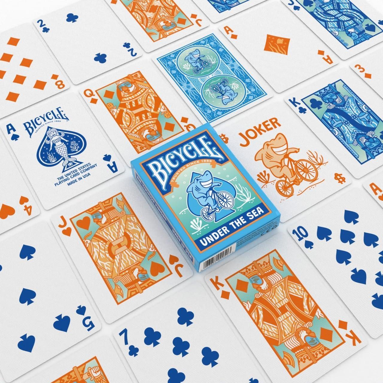 image:imageBicycle Under the Sea Playing Cards Cute Ocean Creatures and Ocean Snorkel Deck Adorable Sea Life Theme for Kids amp Adults Fun Collectible Card Set for Family Game Night