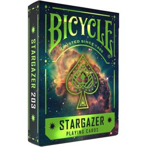 Bicycle Stargazer 204 Playing Cards – Premium Cosmic‑Themed Poker‑Size Deck of Cards with Air‑Cushion Finish, Collectible Space Galaxy Design for Cardistry, Magic Tricks, and Game Night(203)