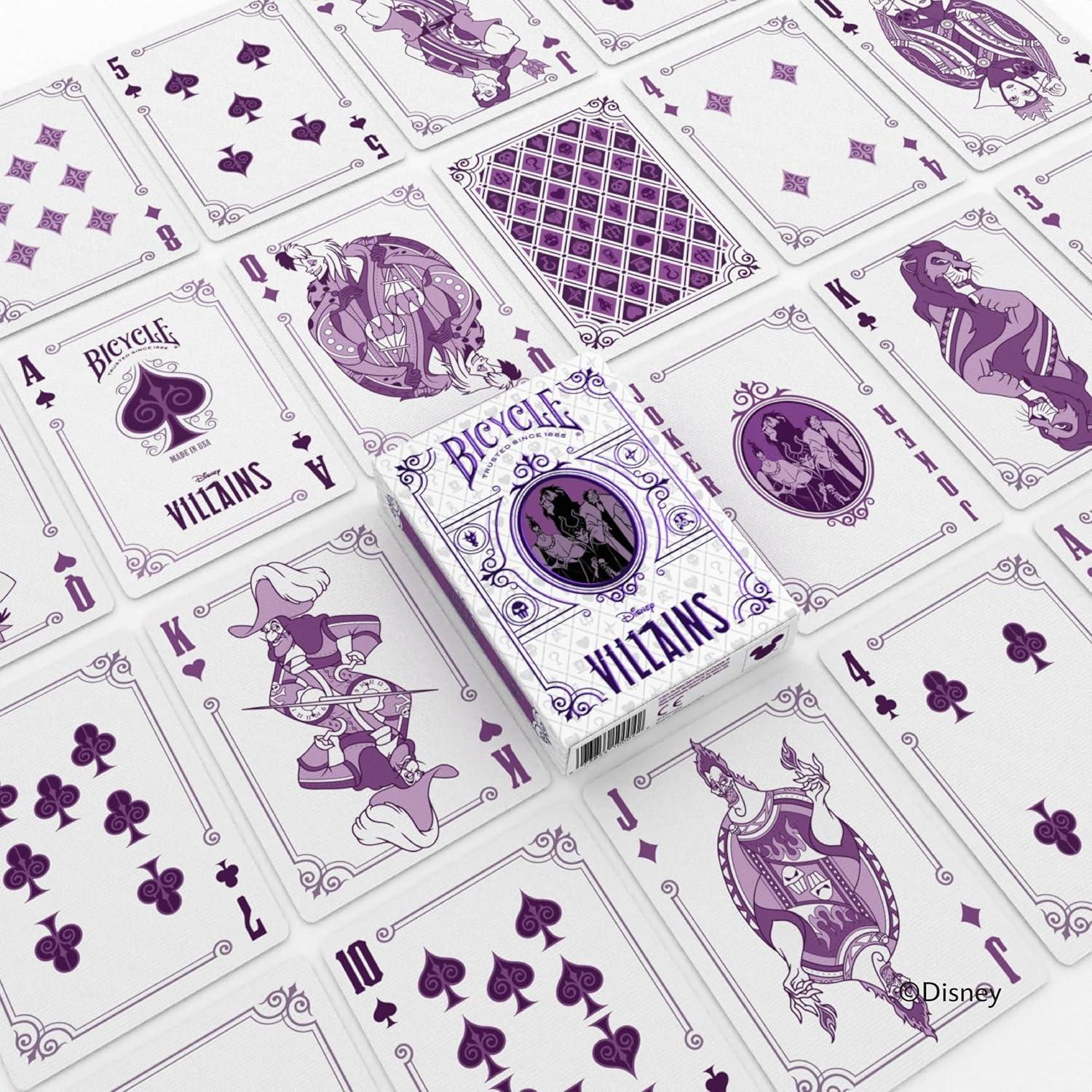 image:imageBicycle Disney Princess Special Edition Playing Cards Collectible Deck of Cards for Kids Card Games Featuring Characters from Mulan Hercules Moana Cinderella Sleeping Beauty and MoreVillains Special Edition