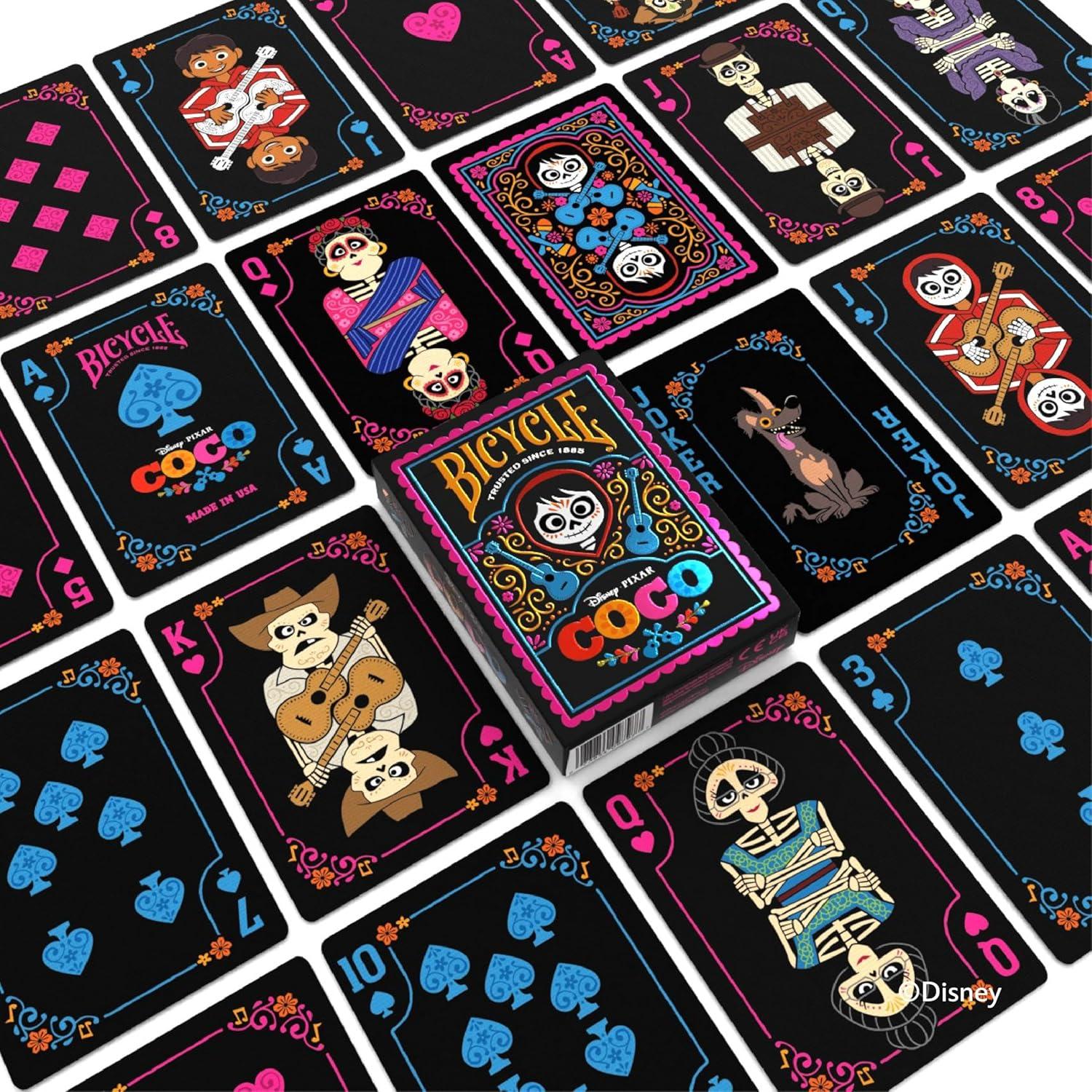 image:imageBicycle Disney amp Pixar Cars Playing Cards Kids Card Game Featuring Lightning McQueen Durable Deck for Family Game Night Travel amp PartyCoco