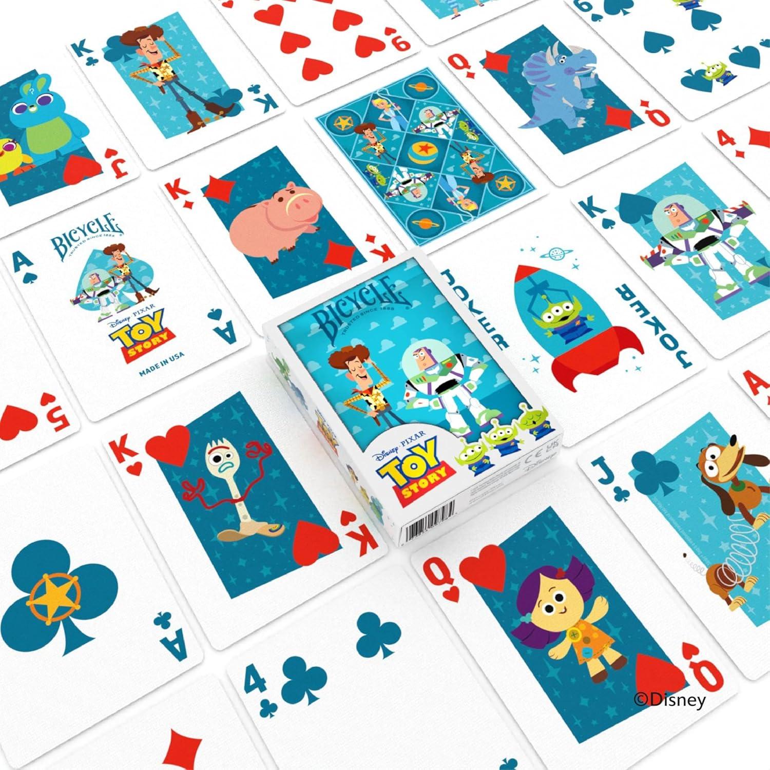 image:imageBicycle Disney amp Pixar Cars Playing Cards Kids Card Game Featuring Lightning McQueen Durable Deck for Family Game Night Travel amp PartyToy Story