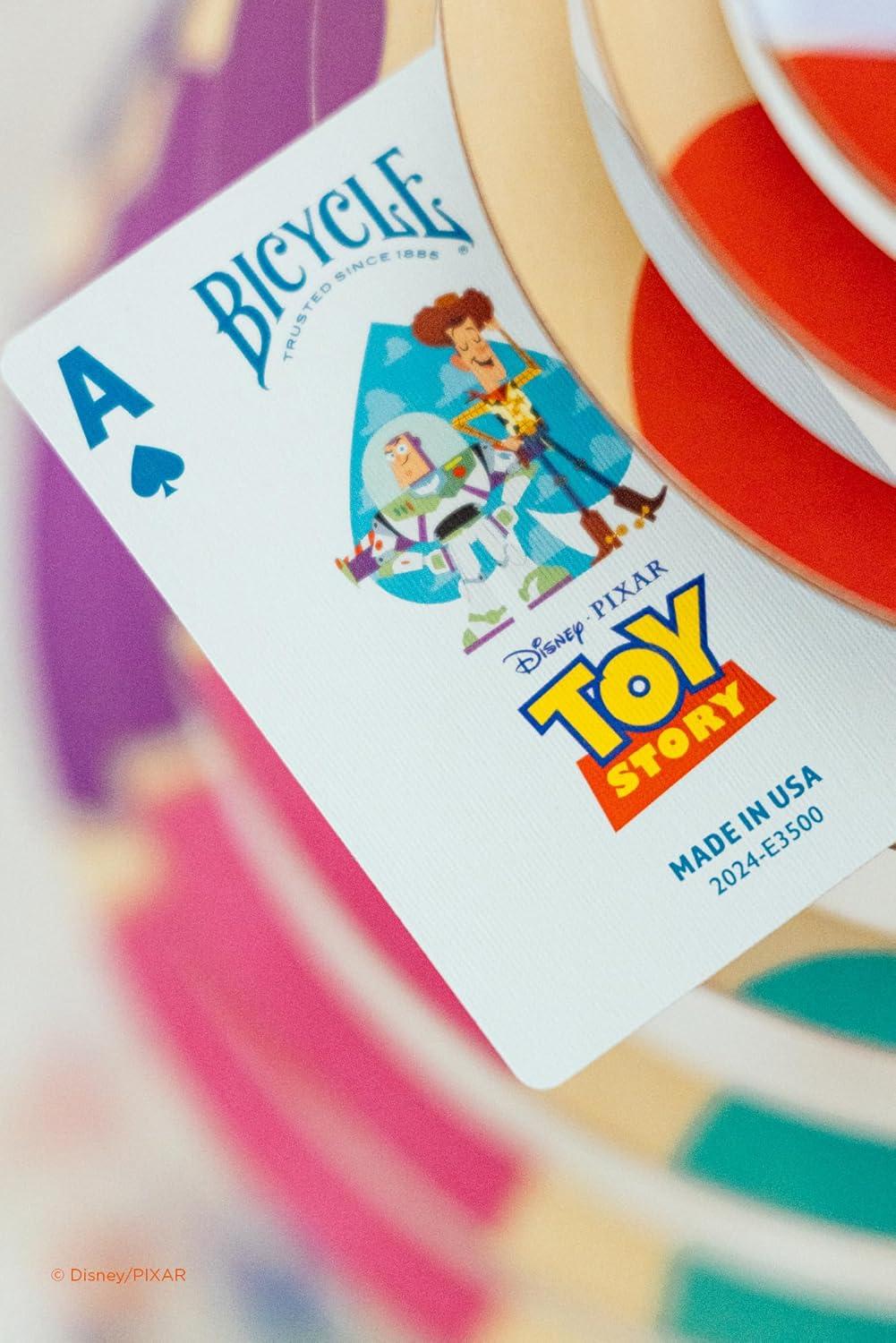 image:imageBicycle Disney amp Pixar Cars Playing Cards Kids Card Game Featuring Lightning McQueen Durable Deck for Family Game Night Travel amp PartyToy Story