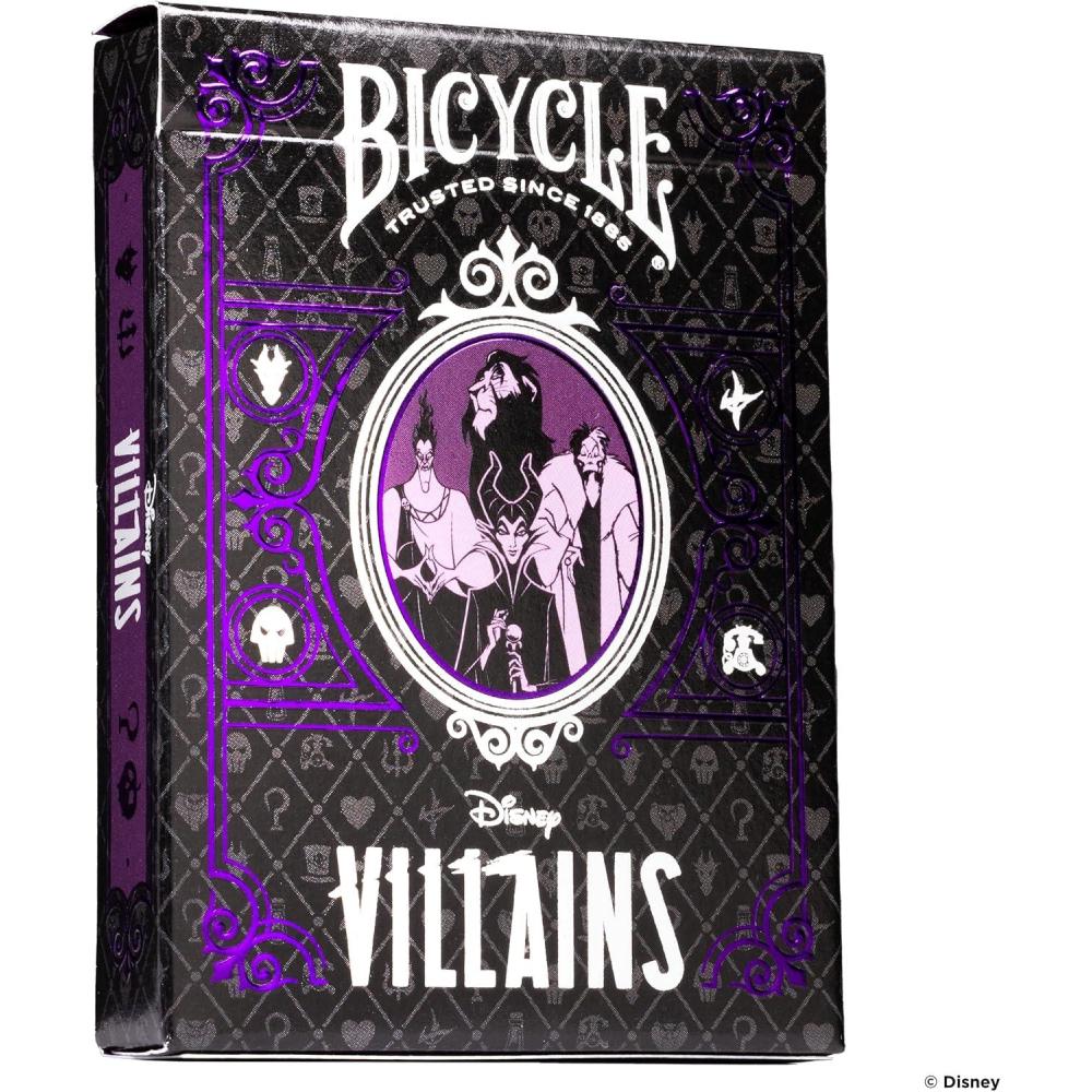 image:imageBicycle Disney Princess Special Edition Playing Cards Collectible Deck of Cards for Kids Card Games Featuring Characters from Mulan Hercules Moana Cinderella Sleeping Beauty and MoreVillains