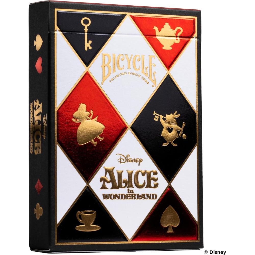 image:imageBicycle Disney amp Pixar Cars Playing Cards  Kids Card Game Featuring Lightning McQueen Durable Deck for Family Game Night Travel amp PartyAlice in Wonderland