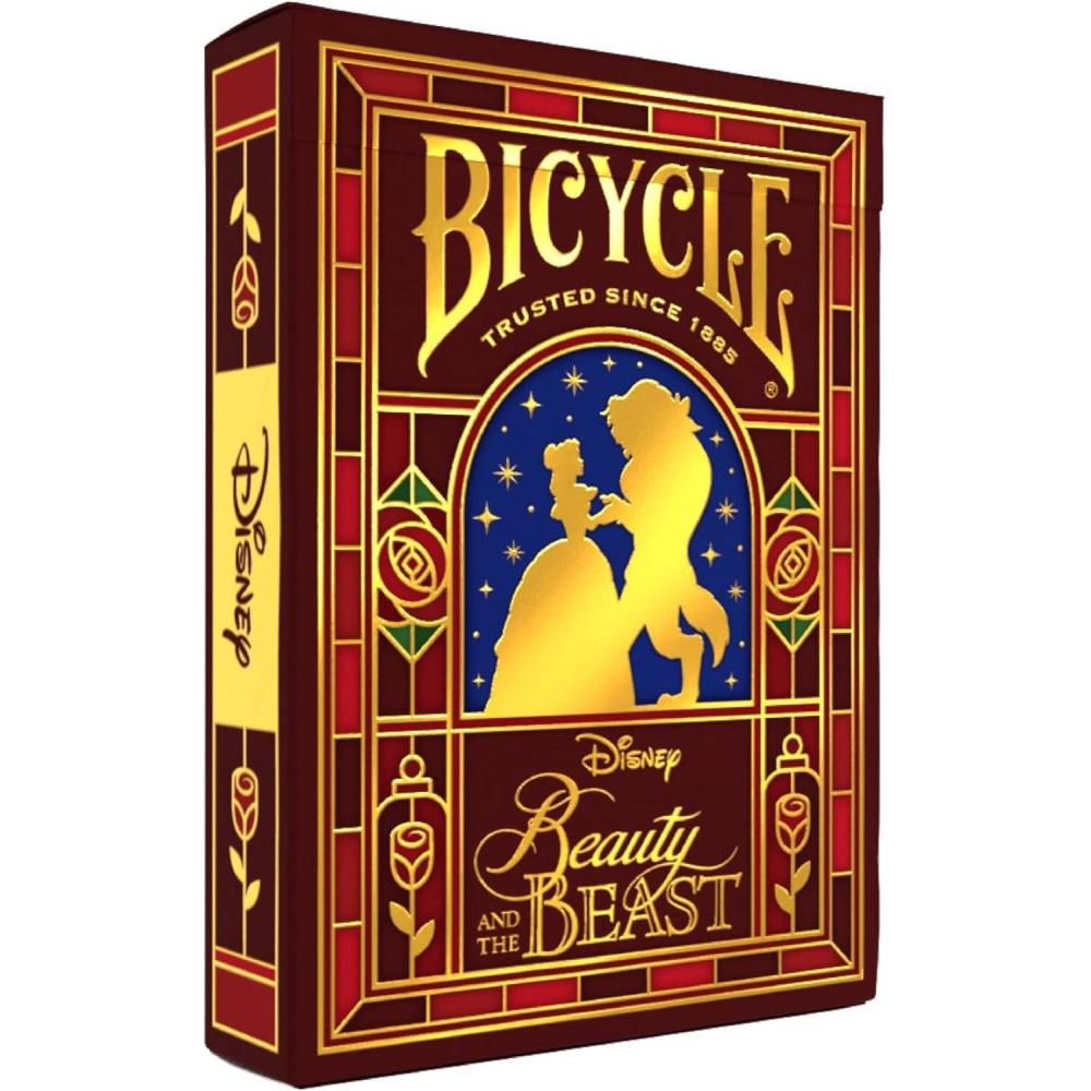 image:imageBicycle Disney amp Pixar Cars Playing Cards Kids Card Game Featuring Lightning McQueen Durable Deck for Family Game Night Travel amp PartyBeauty The Beast