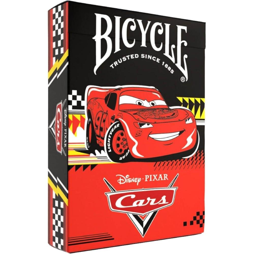 image:imageBicycle Disney amp Pixar Cars Playing Cards  Kids Card Game Featuring Lightning McQueen Durable Deck for Family Game Night Travel amp PartyCars