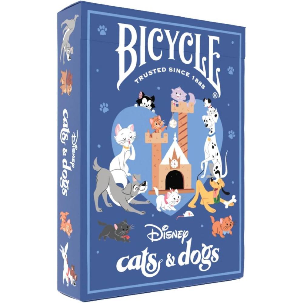 image:imageBicycle Disney amp Pixar Cars Playing Cards Kids Card Game Featuring Lightning McQueen Durable Deck for Family Game Night Travel amp PartyCats Dogs