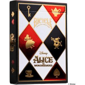Bicycle Disney & Pixar Cars Playing Cards – Kids Card Game Featuring Lightning McQueen, Durable Deck for Family Game Night, Travel & Party(Alice in Wonderland)