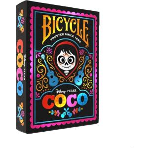 Bicycle Disney & Pixar Cars Playing Cards – Kids Card Game Featuring Lightning McQueen, Durable Deck for Family Game Night, Travel & Party(Coco)