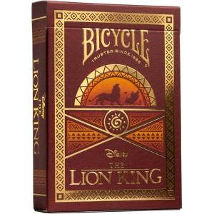 Bicycle Disney & Pixar Cars Playing Cards – Kids Card Game Featuring Lightning McQueen, Durable Deck for Family Game Night, Travel & Party(Lion King)