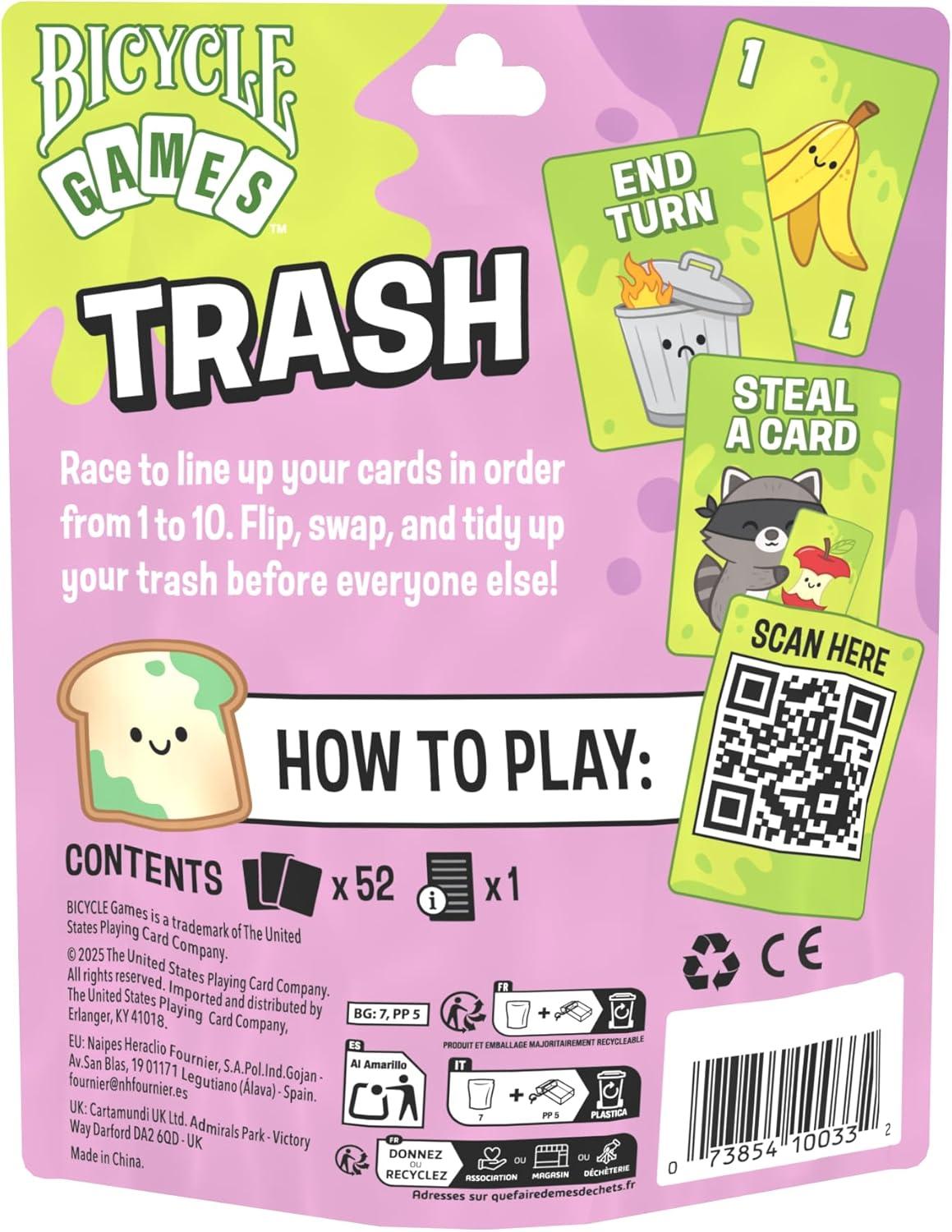 image:imageBicycle Hogwash Card Game FastMoving Family Bluffing Game for Kids amp Adults EasytoLearn Party Card Game with Colorful Artwork Fun TravelFriendly Game Night Deck3 Games