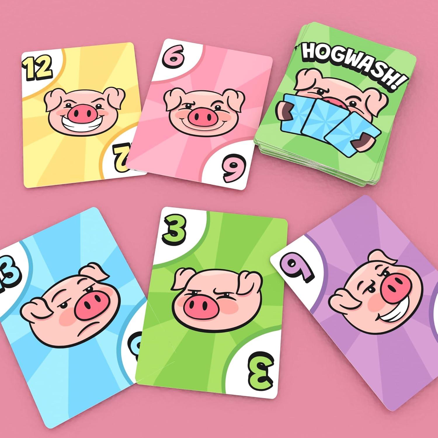 image:imageBicycle Hogwash Card Game FastMoving Family Bluffing Game for Kids amp Adults EasytoLearn Party Card Game with Colorful Artwork Fun TravelFriendly Game Night DeckHogwash