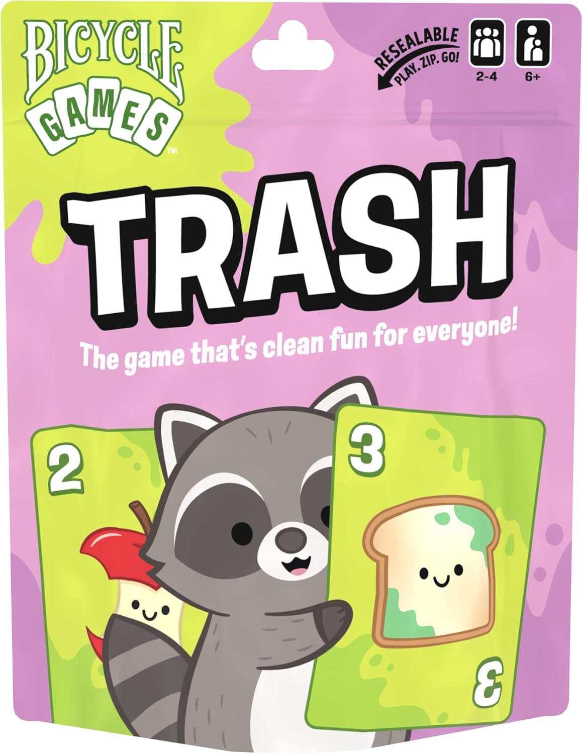 image:imageBicycle Trash Card Game FastPaced Family Card Game for Kids amp Adults EasytoLearn Travel Game Includes Custom Deck and Instructions Fun Strategy Game for Game Night