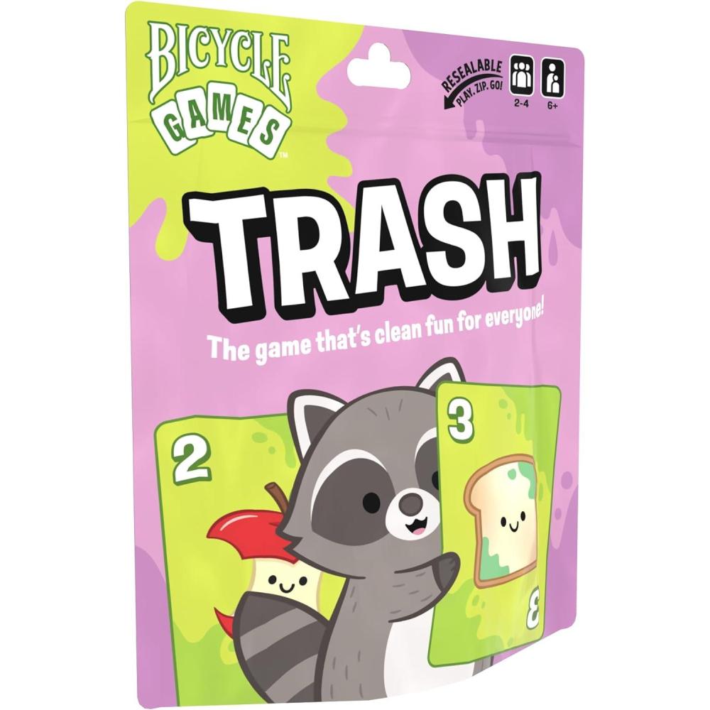 image:imageBicycle Trash Card Game FastPaced Family Card Game for Kids amp Adults EasytoLearn Travel Game Includes Custom Deck and Instructions Fun Strategy Game for Game Night