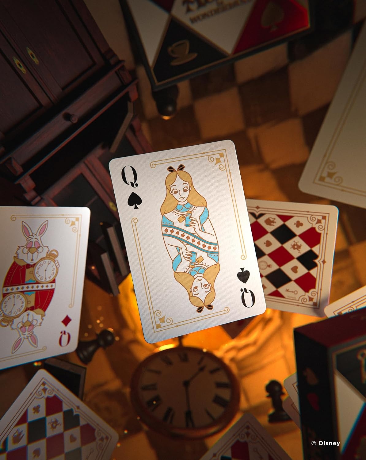 image:imageBicycle Disney Winnie the Pooh Playing Cards Premium Hundred Acre Wood Deck Collectible Pooh Bear Toy Gift for Kids amp Adults Classic Disney Card Game SetAlice in Wonderland
