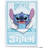 Bicycle Disney Winnie the Pooh Playing Cards – Premium Hundred Acre Wood Deck, Collectible Pooh Bear Toy Gift for Kids & Adults, Classic Disney Card Game Set(Stitch (Blue))
