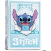 Bicycle Disney Winnie the Pooh Playing Cards – Premium Hundred Acre Wood Deck, Collectible Pooh Bear Toy Gift for Kids & Adults, Classic Disney Card Game Set(Stitch (Blue))