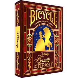 Bicycle Disney Winnie the Pooh Playing Cards – Premium Hundred Acre Wood Deck, Collectible Pooh Bear Toy Gift for Kids & Adults, Classic Disney Card Game Set(Beauty & The Beast)
