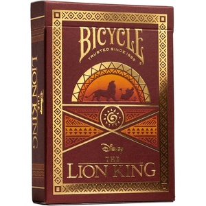 Bicycle Disney Winnie the Pooh Playing Cards – Premium Hundred Acre Wood Deck, Collectible Pooh Bear Toy Gift for Kids & Adults, Classic Disney Card Game Set(Lion King)
