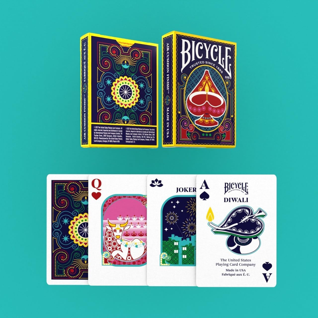 image:imageBicycle Diwali Collectible Standard 52 Deck of Cards Poker Size Gifts Family amp Kids Card Game Night