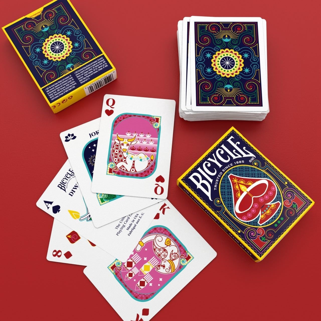 image:imageBicycle Diwali Collectible Standard 52 Deck of Cards Poker Size Gifts Family amp Kids Card Game Night