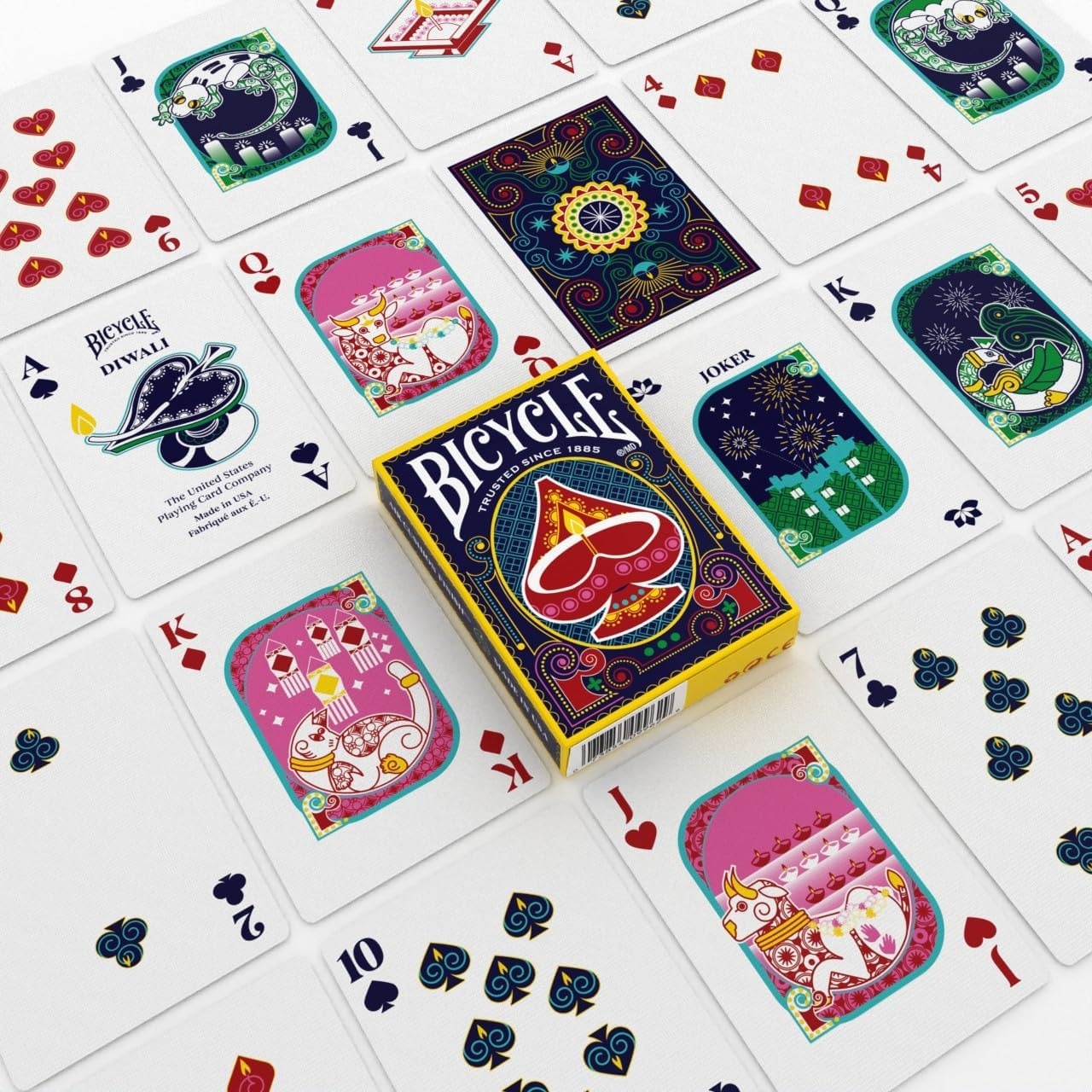 image:imageBicycle Diwali Collectible Standard 52 Deck of Cards Poker Size Gifts Family amp Kids Card Game Night