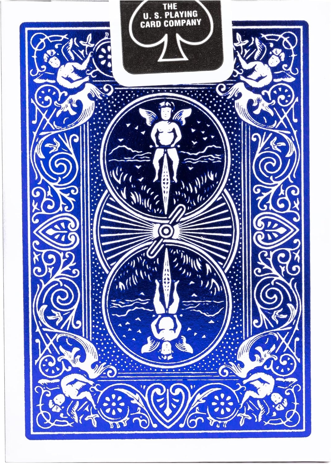 image:imageBicycle Metalluxe Silver Playing Cards Premium Metal Foil Finish Poker SizeGrey and Cobalt Blue