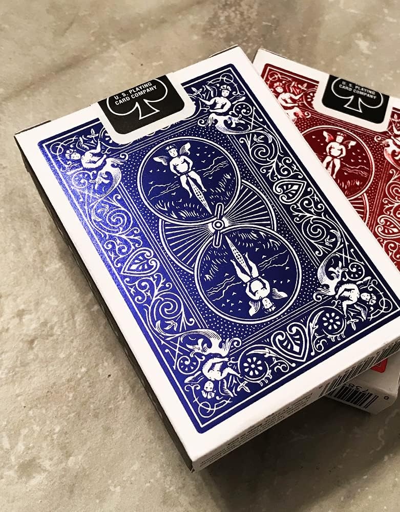 image:imageBicycle Metalluxe Silver Playing Cards Premium Metal Foil Finish Poker SizeGrey and Cobalt Blue
