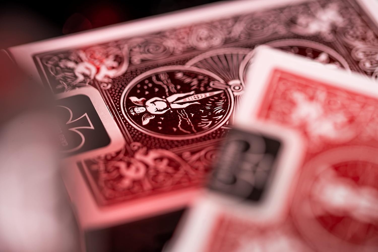 image:imageBicycle Metalluxe Silver Playing Cards Premium Metal Foil Finish Poker SizeGrey and Crimson Red