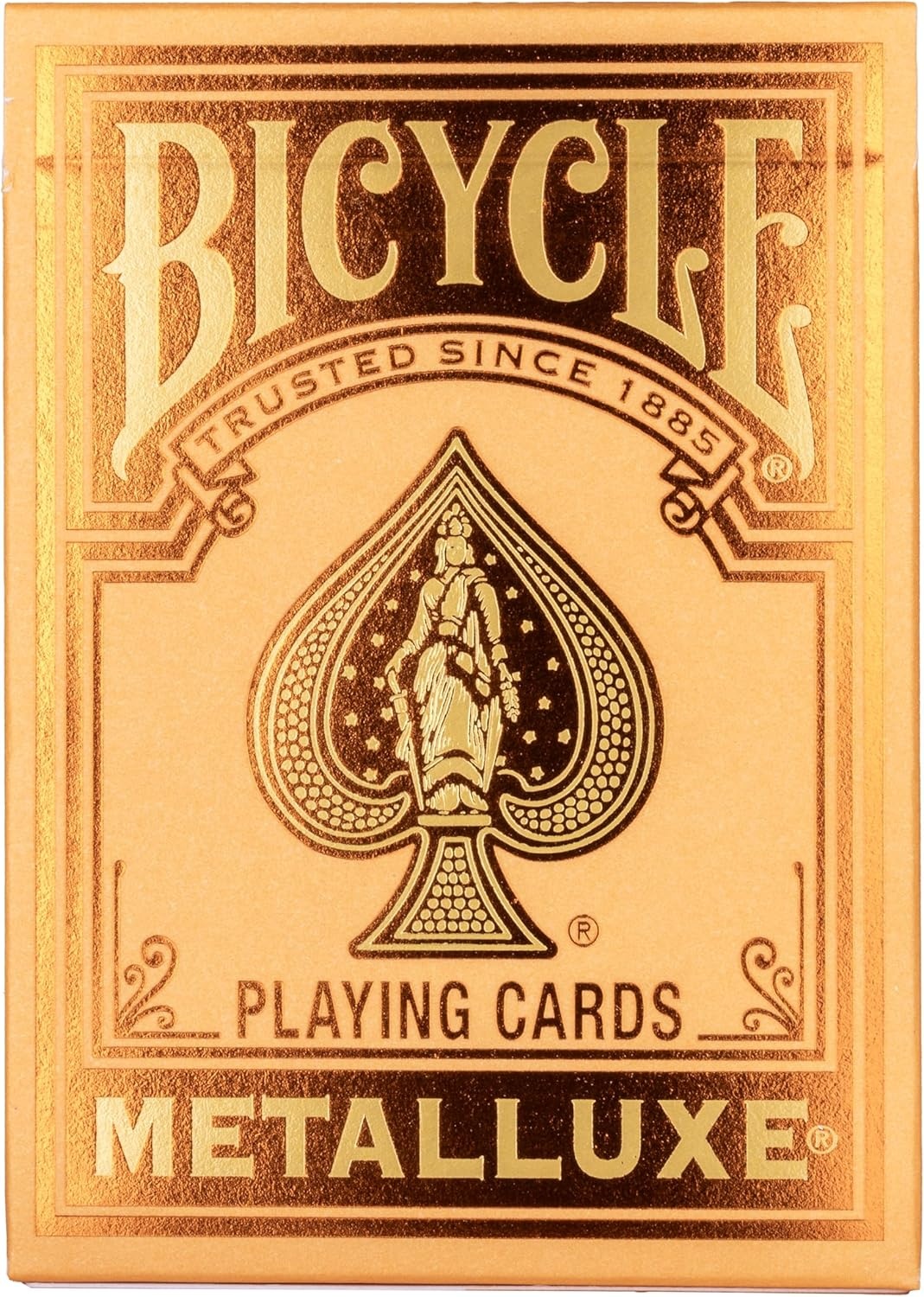image:imageBicycle Metalluxe Silver Playing Cards Premium Metal Foil Finish Poker SizeOrange