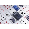 Bicycle Metalluxe Silver Playing Cards – Premium Metal Foil Finish – Poker Size(Grey and Cobalt Blue)