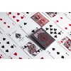 Bicycle Metalluxe Silver Playing Cards – Premium Metal Foil Finish – Poker Size(Grey and Crimson Red)