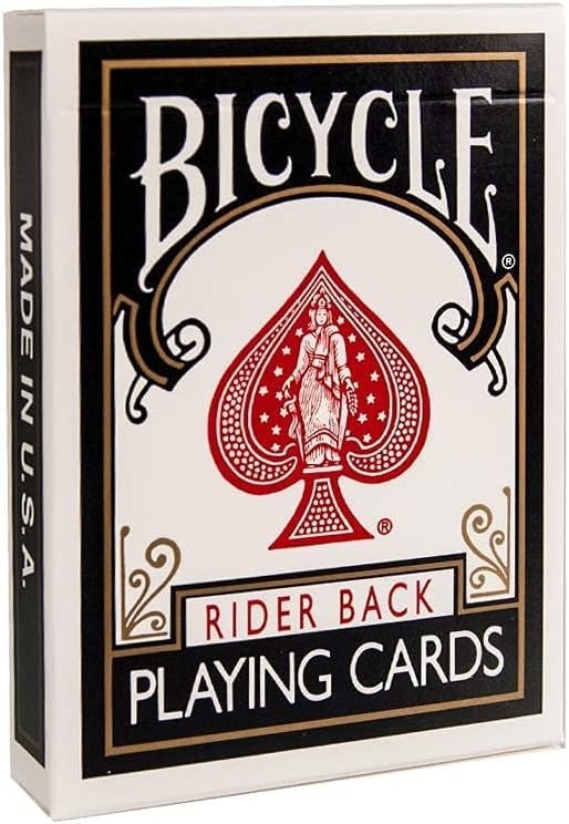 image:imageBicycle 12pk Red amp Black Rider Back Playing Cards Standard Index Decks of Cards Premium Poker Cards for Blackjack Casino Games amp Family Game Night 2 Count Pack of 112 pk RdBl Std Rider