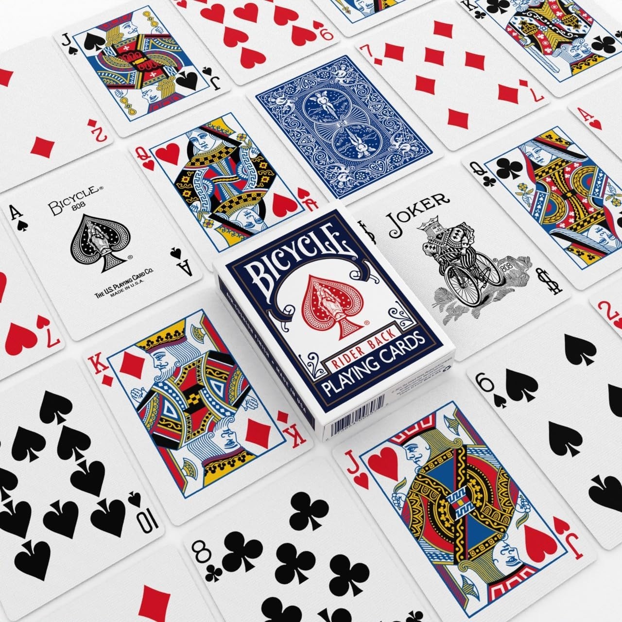 image:imageBicycle 12pk Red amp Black Rider Back Playing Cards Standard Index Decks of Cards Premium Poker Cards for Blackjack Casino Games amp Family Game Night 2 Count Pack of 112 pk RdBl Std Rider