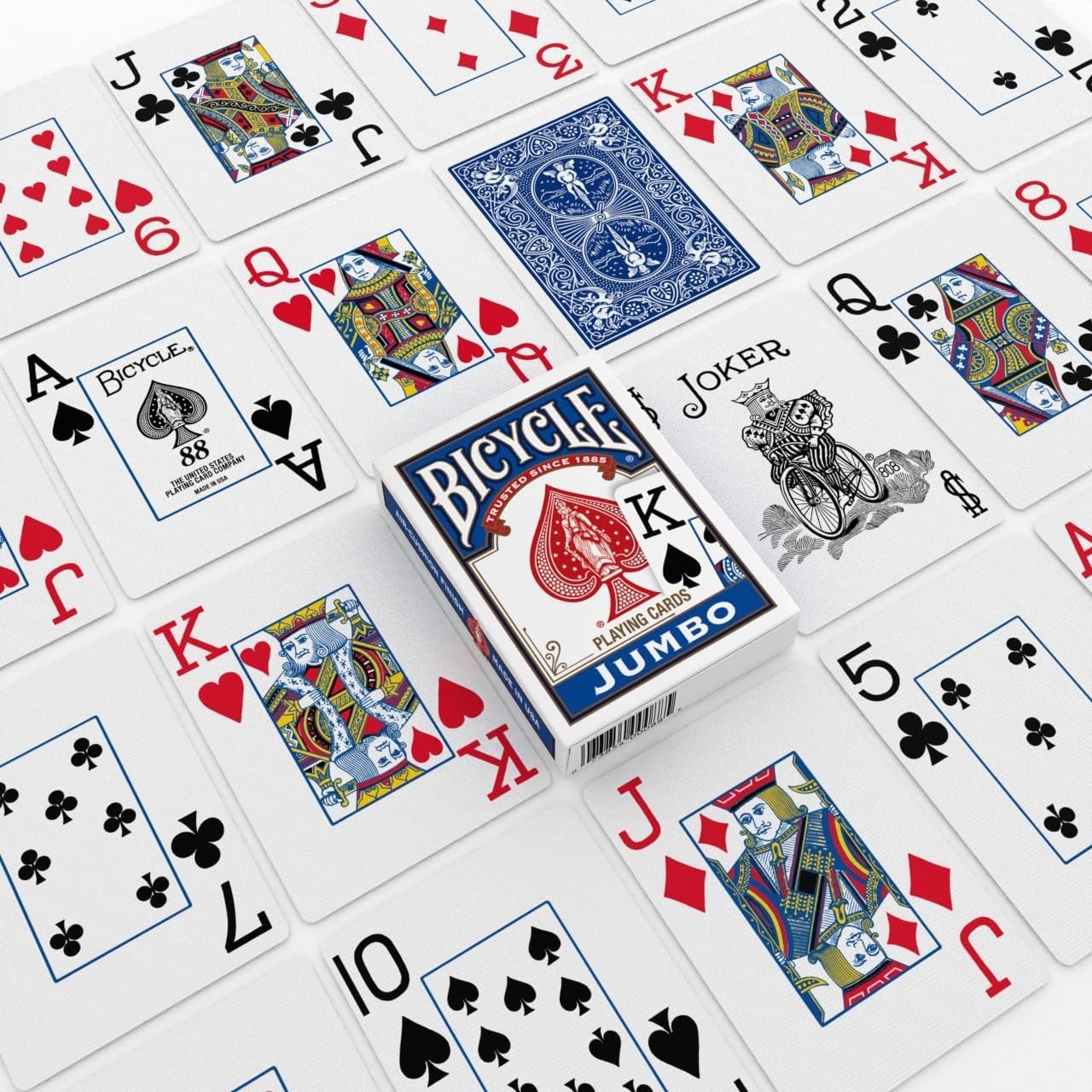 image:imageBicycle 12pk Red amp Black Rider Back Playing Cards Standard Index Decks of Cards Premium Poker Cards for Blackjack Casino Games amp Family Game Night 2 Count Pack of 112 pk RdBl Jumbo