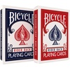 Bicycle 12pk Red & Black Rider Back Playing Cards, Standard Index, Decks of Cards, Premium Poker Cards for Blackjack, Casino Games & Family Game Night, 2 Count (Pack of 1)(12 pk RdBl Std. Rider)