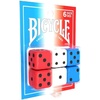 Bicycle 20x Dice Set, 2X 10 Pack Six Sided D6 Dice, Standard Casino Game Classic White and Black Die, 20 Count, 16 mm(6ct Sparkler)