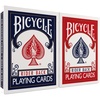 Bicycle 12pk Red & Black Rider Back Playing Cards, Standard Index, Decks of Cards, Premium Poker Cards for Blackjack, Casino Games & Family Game Night, 2 Count (Pack of 1)(2 pk RdBl Std. Rider)