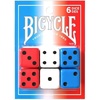 Bicycle 20x Dice Set, 2X 10 Pack Six Sided D6 Dice, Standard Casino Game Classic White and Black Die, 20 Count, 16 mm(6ct Sparkler)