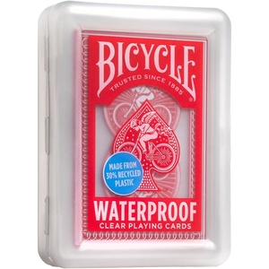 Bicycle 12pk Red & Black Rider Back Playing Cards, Standard Index, Decks of Cards, Premium Poker Cards for Blackjack, Casino Games & Family Game Night, 2 Count (Pack of 1)(Waterproof)